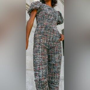 EUC XL Ivy City Co Roxie Jumpsuit in Tweed